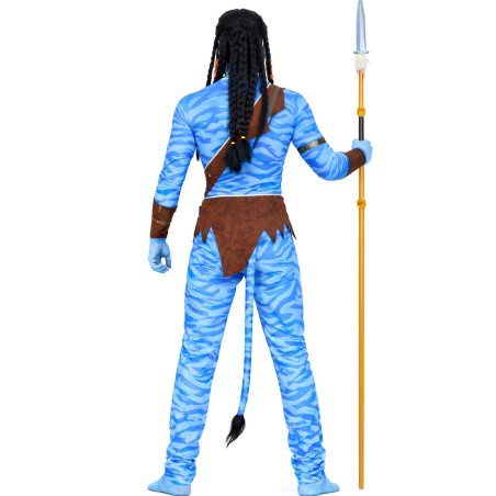 Disfraz De Guerrero Tribal hombre - Disfraces Avatar - Disfraces de Indigenas Azules Adultos