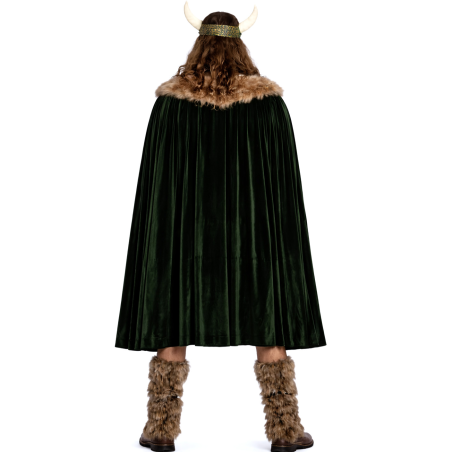 Disfraz De Vikingo Verde Hombre - Disfraces De Barbaros y Vikingos - Disfraces de Vikingos para Hombre
