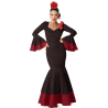 Disfraz De Sevillana Negro Lunar Blanco Mujer - Disfraces de Sevillana para Mujer
