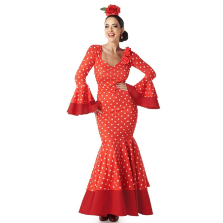 Comprar el Vestit de Sevillana, verd per només 19.50€ – vestit de Botiga en línia