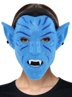 Mascara De Guerrera Azul - Complementos Disfraces Avatar - Mascaras de Cine
