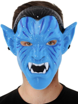 Mascara De Guerrero Azul - Complementos Disfraces Avatar - Mascaras de Cine