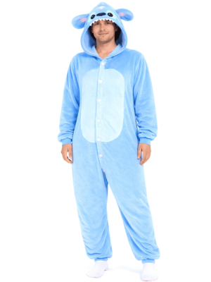 Disfraz De Stich Pijama Peluche Adulto - Disfraces Stich - Disfraces Kigurumis Adultos
