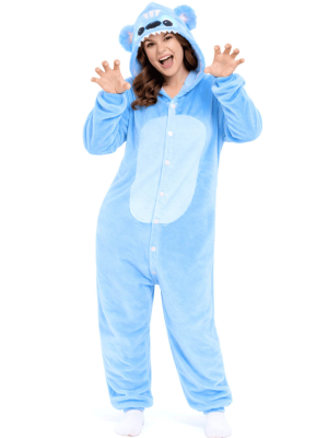 Disfraz De Stich Pijama Peluche Mujer - Disfraces Lilo y Stich