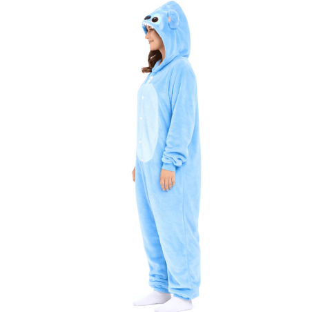 Disfraz De Stich Pijama Peluche Adulto - Disfraces Stich - Disfraces Kigurumis Adultos