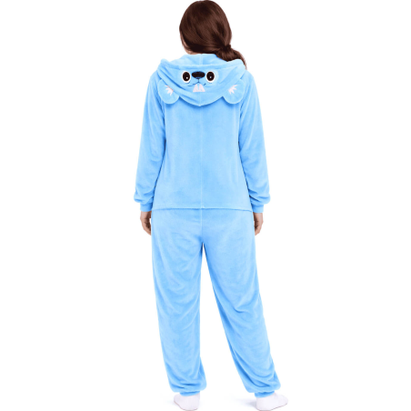 Disfraz De Stich Pijama Peluche Adulto - Disfraces Stich - Disfraces Kigurumis Adultos