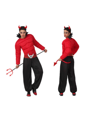 Disfraz de Demonio Musculoso. - Disfraces de Angeles y Demonio para Hombres