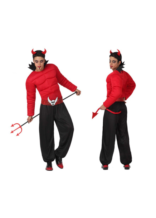 Disfraz de Demonio Musculoso. - Disfraces de Angeles y Demonio para Hombres