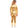 Malla Color Dorado Metalizada Infantil - Mallas y Musculos