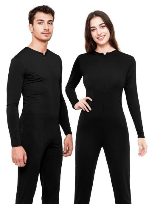 Malla Color Negra adulto - Disfraces de Sombras y Musculos Adultos