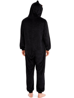Disfraz De Gato Pijama Peluche Adulto - Disfraces de Animales - Disfraces de Animales Adultos