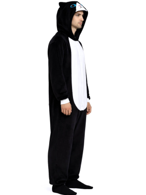 Disfraz De Gato Pijama Peluche Adulto - Disfraces de Animales - Disfraces de Animales Adultos