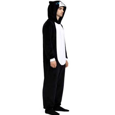 Disfraz De Gato Pijama Peluche Adulto - Disfraces de Animales - Disfraces de Animales Adultos