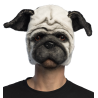 Mascara De Perro Carlino - Mascaras de Animales
