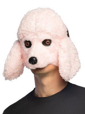 Mascara De Perro Caniche Rosa