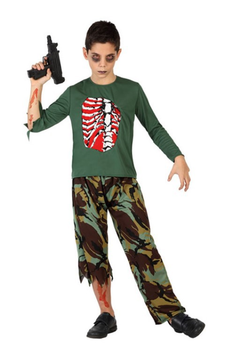 Comprar Disfressat de Zombie Militar Nen de només 16.00€ – vestit de Botiga en línia