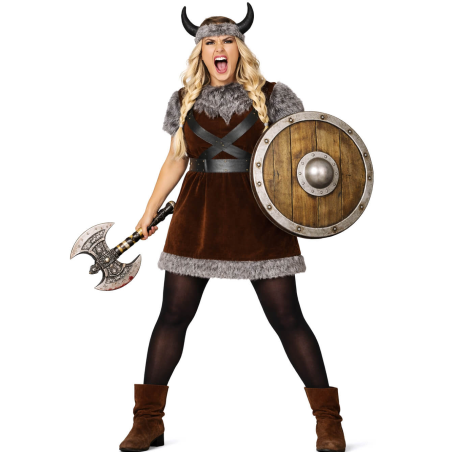 Disfraz De Vikinga Mujer - Disfraces De Barbaros y Vikingos - Disfraces de Vikingos para Mujer