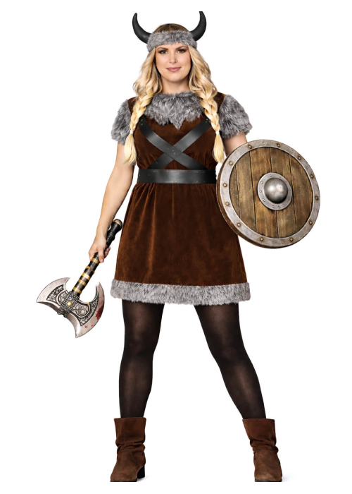 Disfraz De Vikinga chica - Disfraces Vikingos Adultos