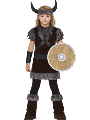 Disfraz De Vikingo o Vikinga Infantil - Disfraces De Barbaros y Vikingos - Disfraces de Vikingos para Niños