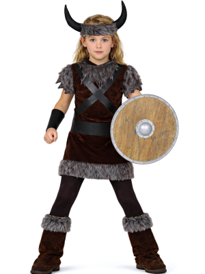 Disfraz De Vikingo O Vikinga Infantil