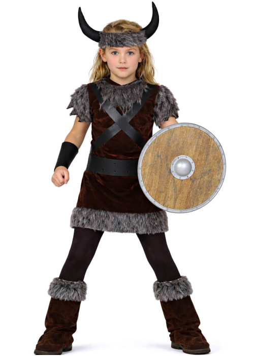 Disfraz De Vikingo O Vikinga Infantil