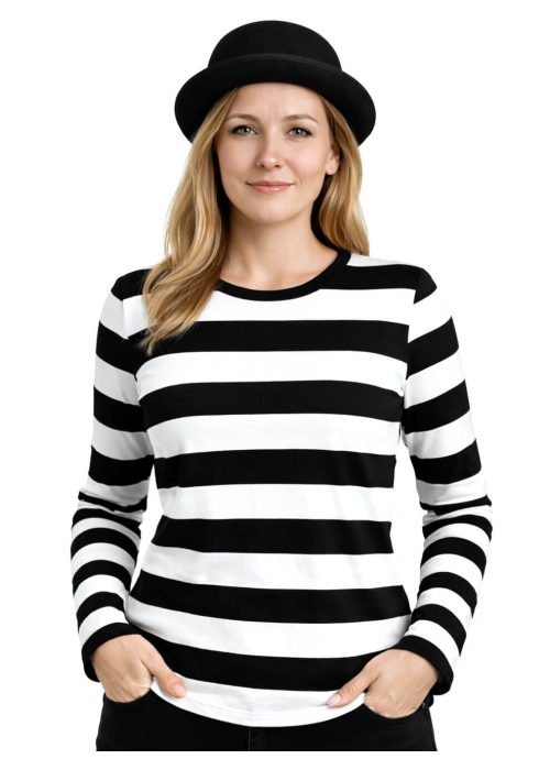 còpia de còpia de Camisa De Ratlles Negres I Blanques