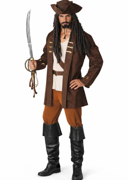 Disfraz De Capitan Pirata - Disfraces de Piratas y Corsarios - Disfraces de Piratas para Hombre