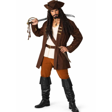 Disfraz De Capitan Pirata - Disfraces de Piratas y Corsarios - Disfraces de Piratas para Hombre