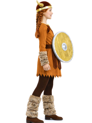 Disfraz De Vikinga Niña - Disfraces De Barbaros y Vikingos - Disfraces de Vikingos para Niñas