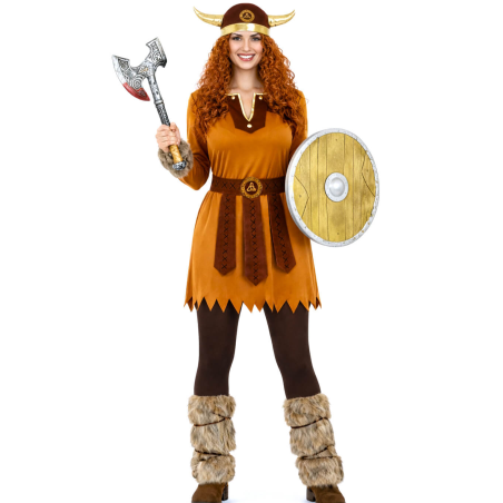 Disfraz De Vikinga Mujer - Disfraces De Barbaros y Vikingos - Disfraces de Vikingos para Mujer