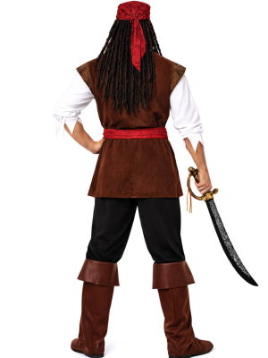 Disfraz De Pirata Luxe Hombre - Disfraces de Piratas y Corsarios - Disfraces de Piratas para Hombre