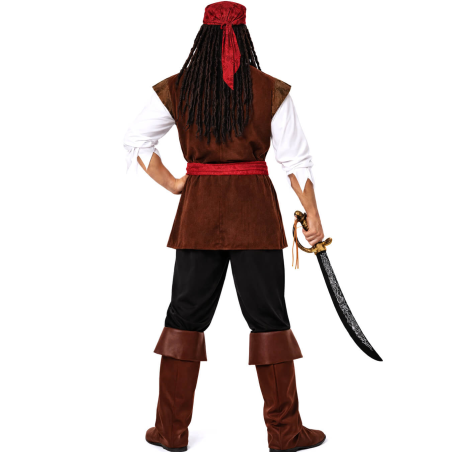 Disfraz De Pirata Luxe Hombre - Disfraces de Piratas y Corsarios - Disfraces de Piratas para Hombre