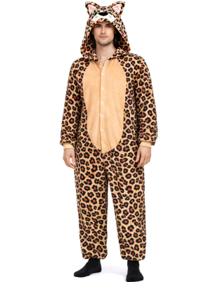 Disfraz De Leopardo Pijama Peluche mujer - Disfraces Animales