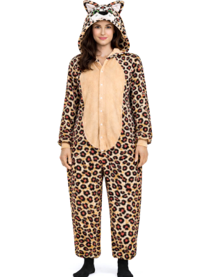 Disfraz De Leopardo Pijama Peluche chica - Disfraces Animales