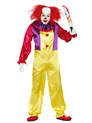Disfraz De Payaso Asesino IT Hombre - Disfraces de Halloween Pennywise