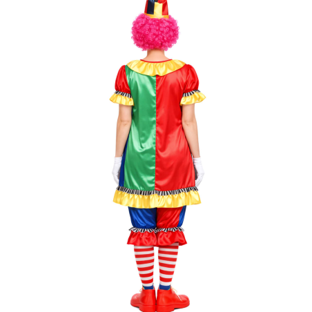 Disfraz De Payasina Colores - Disfraces de Circo - Disfraces de Payasos para Mujer