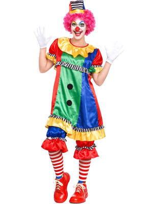 Disfraz De Payasina Colores - Disfraces de Circo - Disfraces de Payasos para Mujer