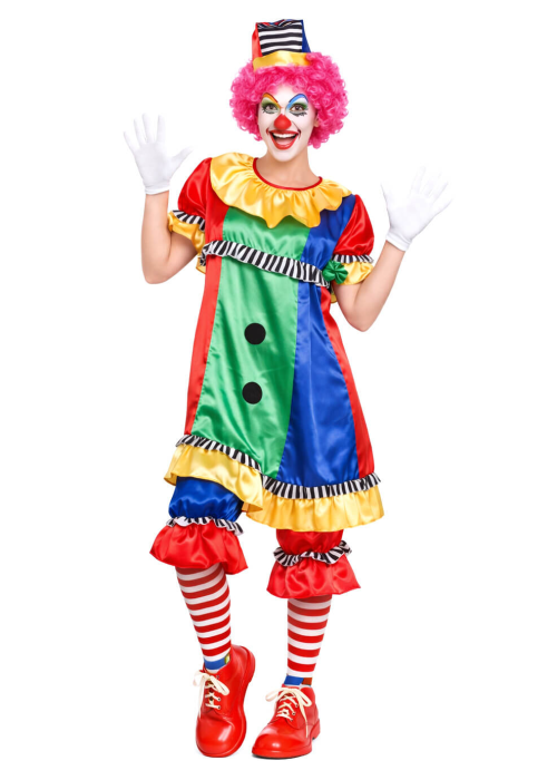 Disfraz De Payasina Colores - Disfraces de Circo - Disfraces de Payasos para Mujer