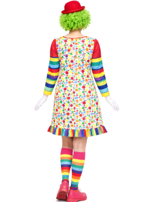 Disfraz De Payasina Arcoiris Mujer - Disfraces de Circo