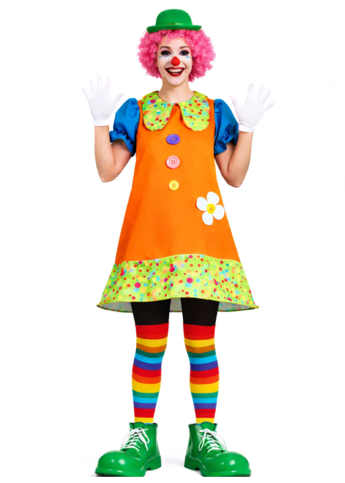 Disfraz De Payasina Alegre - Disfraces de Circo - Disfraces de Circo para Mujer