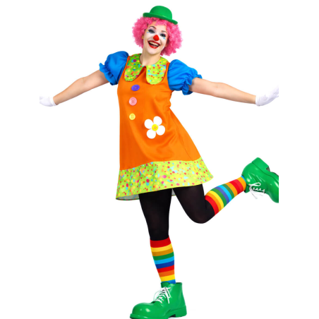 Disfraz De Payasina Alegre - Disfraces de Circo - Disfraces de Circo para Mujer