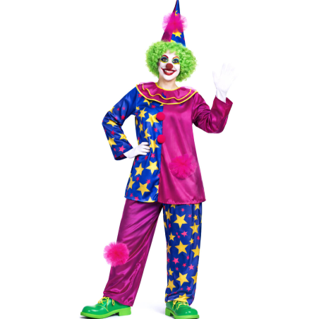 Vestit De Pallasso De Color Porpra
