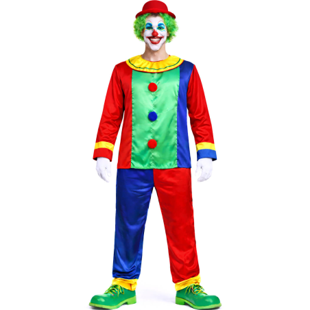 Disfraz De Payaso Colores - Disfraces de Circo - Disfraces de Payasos para Hombres