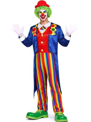Disfraz De Payaso Frac Azul - Disfraces de Circo - Disfraces de Payasos para Hombres