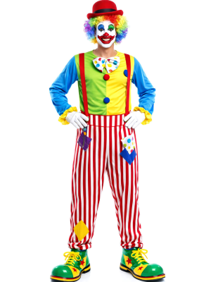 Disfraz De Payaso Arco Iris - Disfraces de Circo - Disfraces de Payasos para Hombres