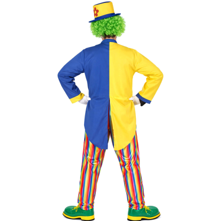 Disfraz De Payaso Multicolor Frac - Disfraces de Circo - Disfraces de Payasos para Hombres