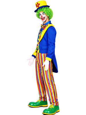 Disfraz De Payaso Multicolor Frac - Disfraces de Circo - Disfraces de Payasos para Hombres