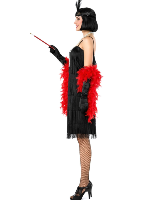Disfraz de Charleston Negro Flecos - Disfraces de Años 20 Mujer