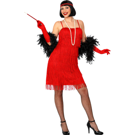 Disfraz De Charleston Rojo - Disfraces Cabaret - Disfraces de Años 20 para Mujer