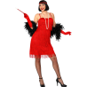 Disfraz de Charleston Rojo - Disfraces de Años 20 para Mujer